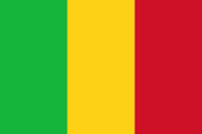 Mali flag large