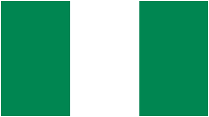 Nigeria flag large