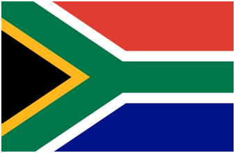 South Africa flag large