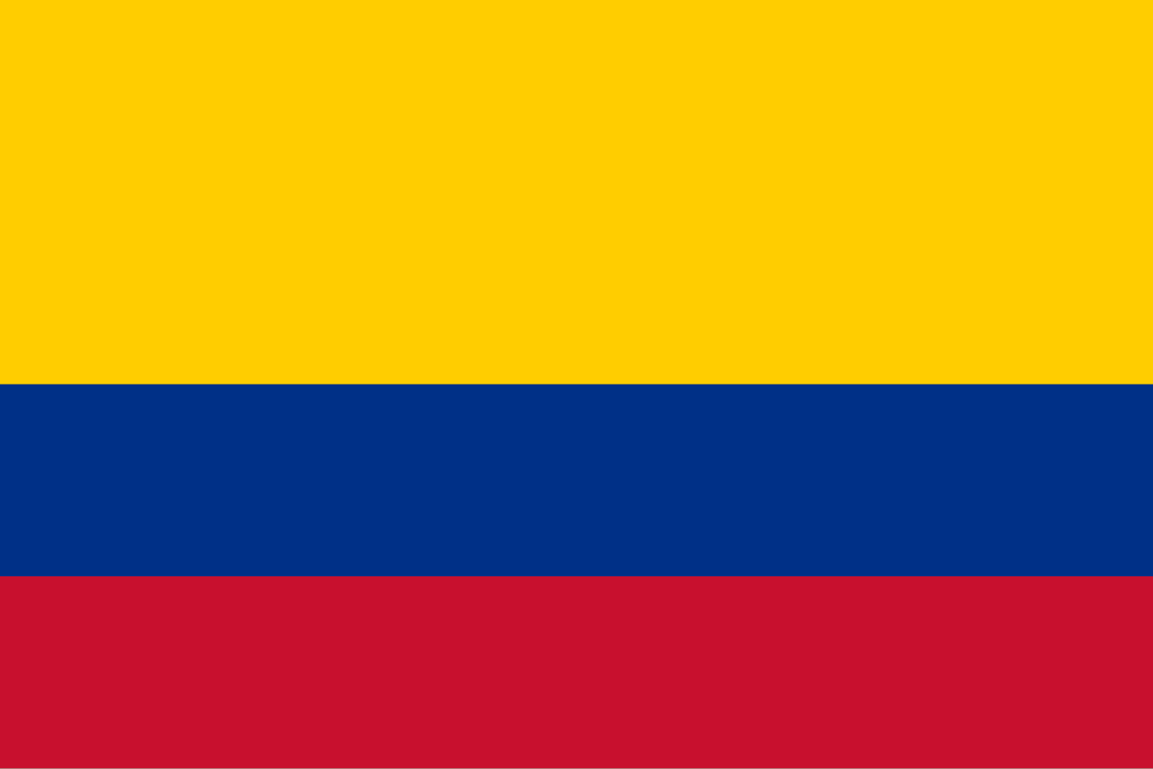 Colombia flag large