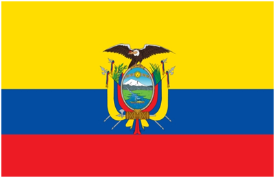 Ecuador flag large
